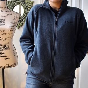 👁👁Dark blue Columbia fleece jacket